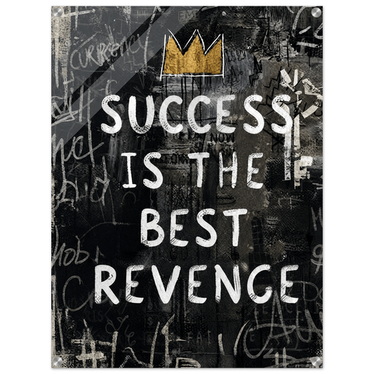 Success Is The Best Revenge Acrylic Canvas - Phantom 4