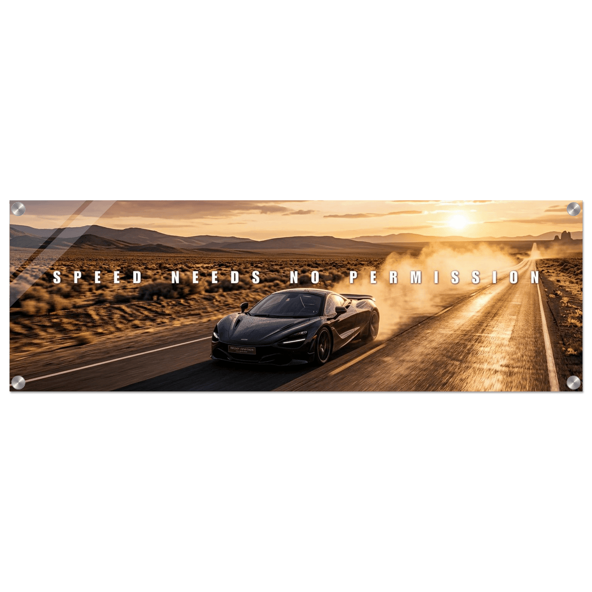 Sunset Sprint Acrylic canvas - Phantom 4