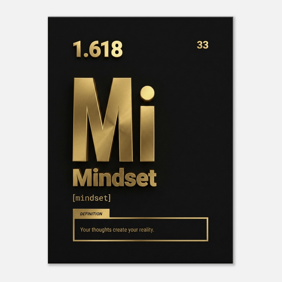 The Element of Mindset Gold - Phantom 4
