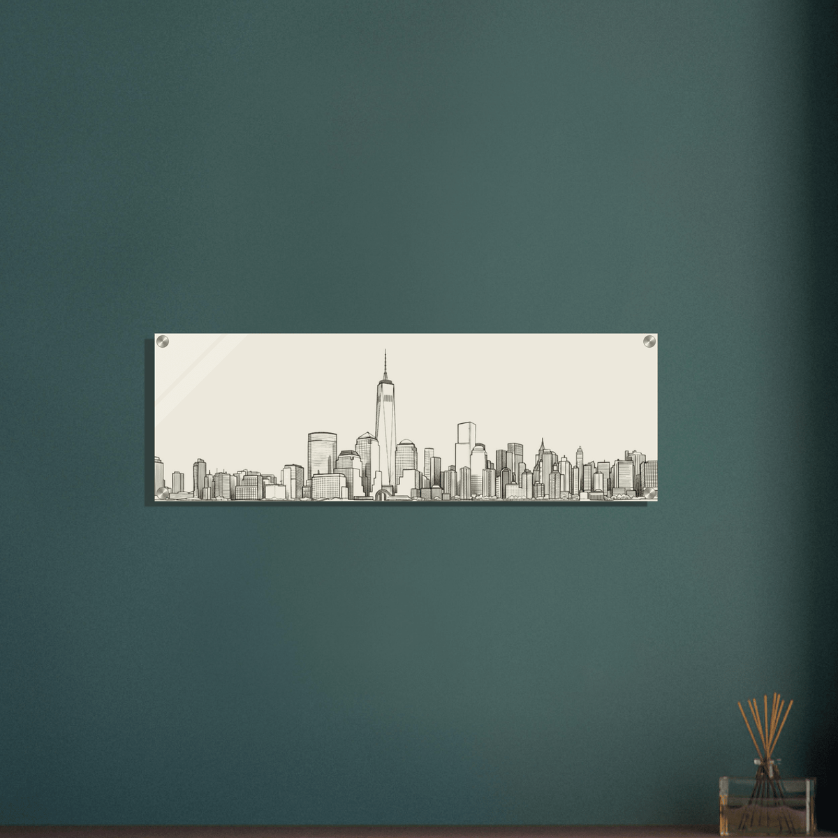 Urban Blueprint Acrylic canvas - Phantom 4