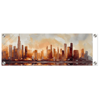 Urban Reflections Dawn Acrylic canvas - Phantom 4