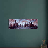Urban Reflections Twilight Acrylic Canvas - Phantom 4